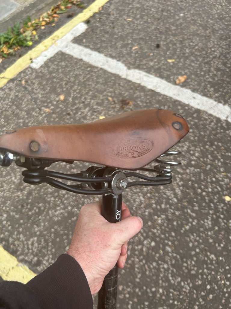 Vintage brooks leather saddle