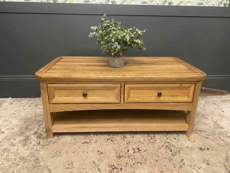 image for 💙☕️ Barker & Stonehouse solid oak coffee table 