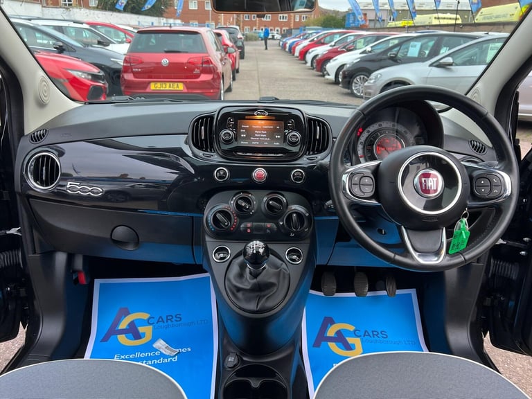 2019 Fiat 500 1.2 Lounge Hatchback 3dr Petrol Manual Euro 6 (s/s) (69 bhp) HATCHBACK Petrol Manual
