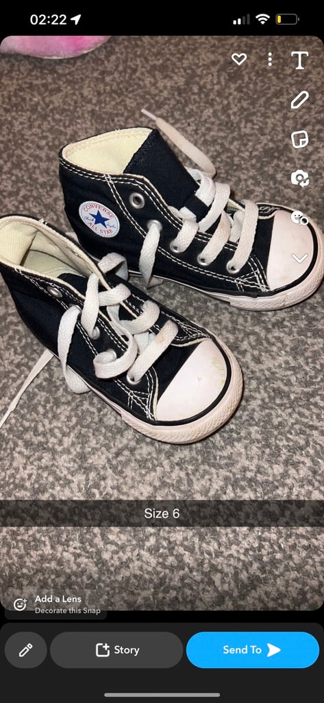 Converse baby sizes store