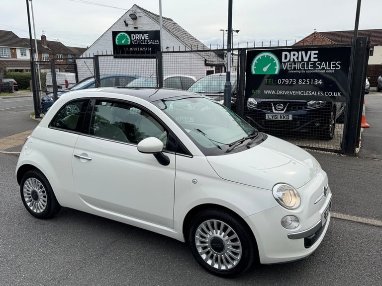 2012 Fiat 500 1.2 Lounge 3dr Dualogic [Start Stop] £20 Road Tax, ULEZ HATCHBACK Petrol Automatic