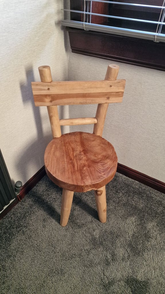 image for Quirky/Unusual Solid Wooden Chair
