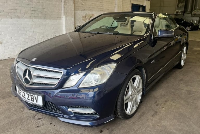 2012 MERCEDES-BENZ E250 CDi SPORT AUTO CONVERTIBLE FULL MOT JUST SERVICED LOVELY