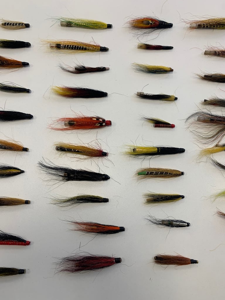 New salmon fly fishing tube flies £1 each 