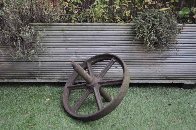image for ​Reclaimed vintage cast iron wheel