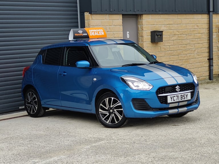 SUZUKI SWIFT; HYBRID; APPLE &amp; ANDROID CAR PLAY; BLUE; ULEZ COMPLIANT;-5 DOOR;