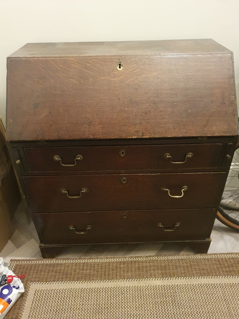 image for Solid wood bureau / writing desk