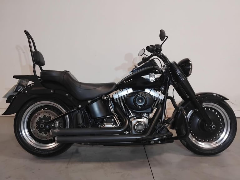 image for 2010 10 HARLEY-DAVIDSON FLSTFB FATBOY LO SPECIAL 1584 LOW CUSTOM CRUISER BLACK