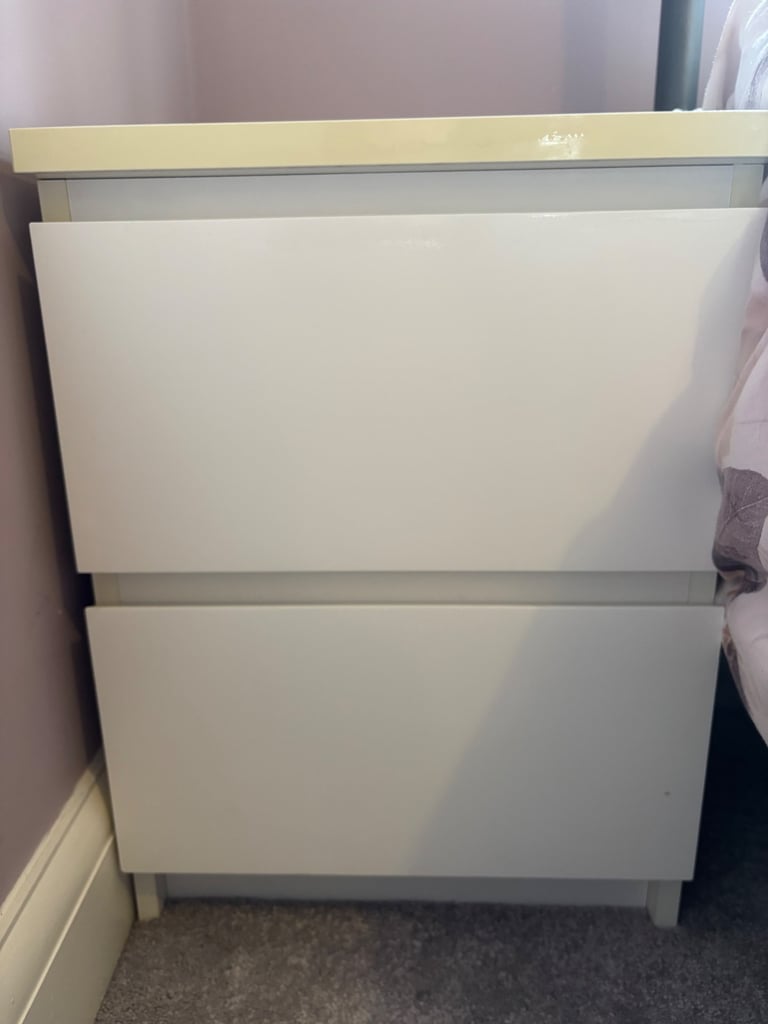 IKEA Malm Bedside Drawers x 2