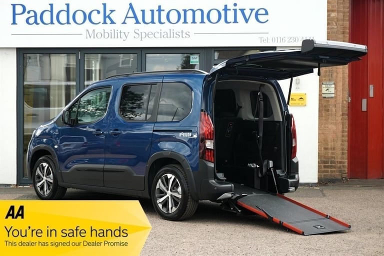 Peugeot Rifter BLUEHDI GT, Automatic, Disabled, Wheelchair Accessible Vehicle,