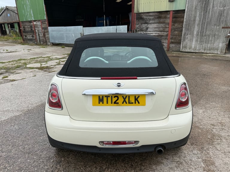 2012 MINI Convertible 1.6 One 2dr CONVERTIBLE Petrol Manual
