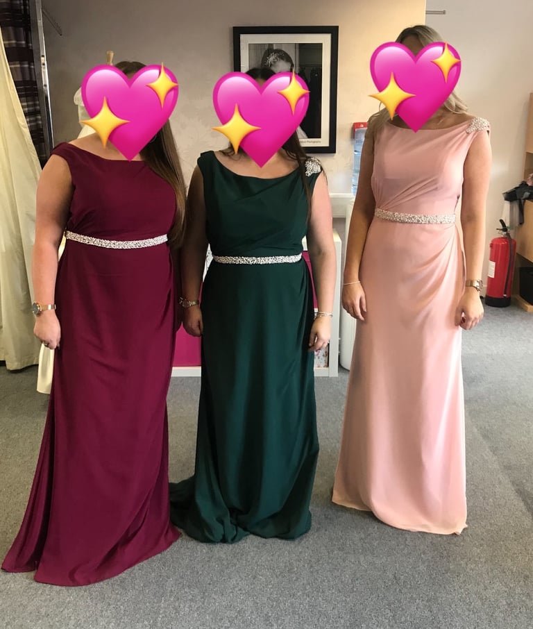 3x Bridesmaid Dresses