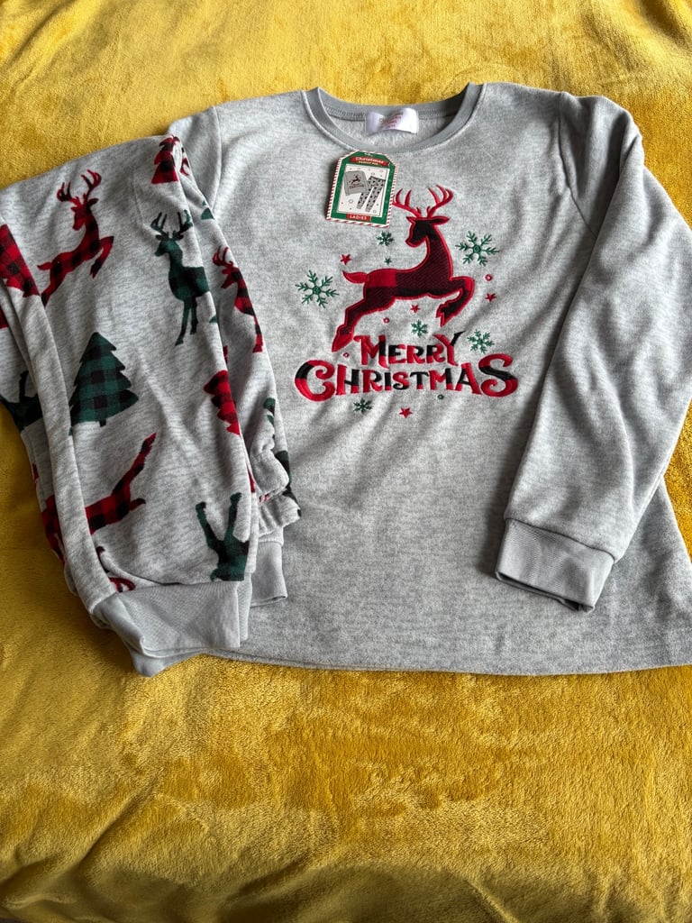 image for BRAND NEW LADIES CHRISTMAS PYJAMAS