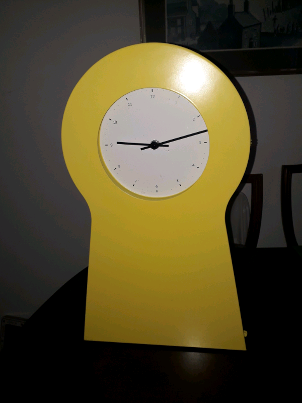 Yellow clock