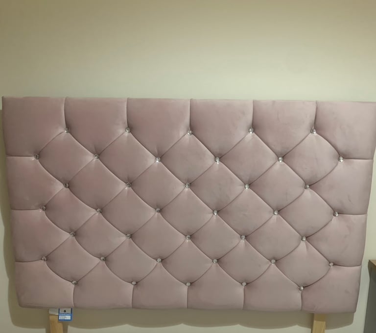 King size divan bed with headboard and mattress 