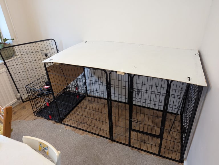 Black Foldable Pet Playpen