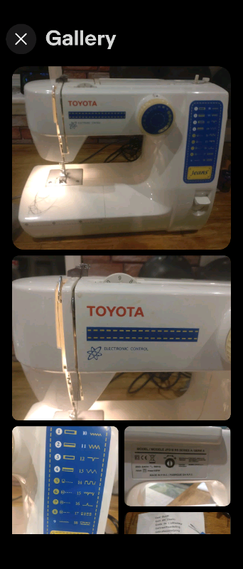 Toyota Sewing machine (CHARITY 🎗️)