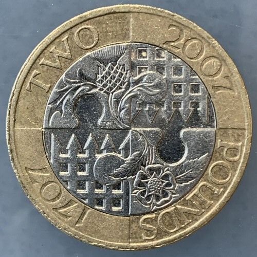 image for 2007 Act of Union £2 Coin