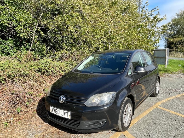 VW GOLF PLUS 1.6 TDI BMT 60 REG BLACK 5 DOOR 12 MONTHS MOT £35 TAX 13 SERVICE STAMPS 50+MPG