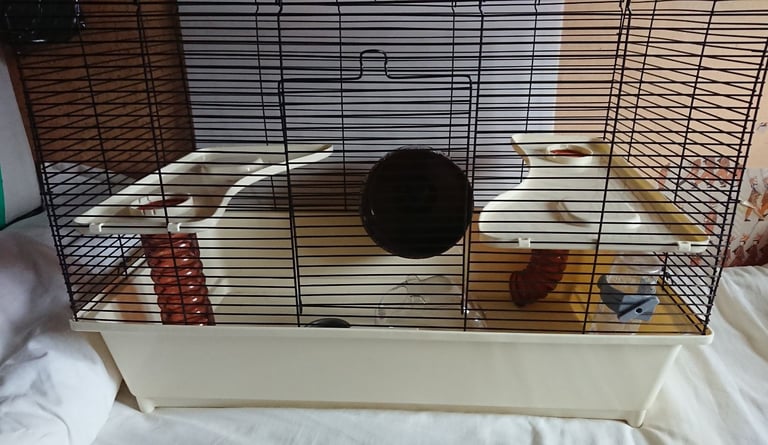 Large hamster cage plus accessories 