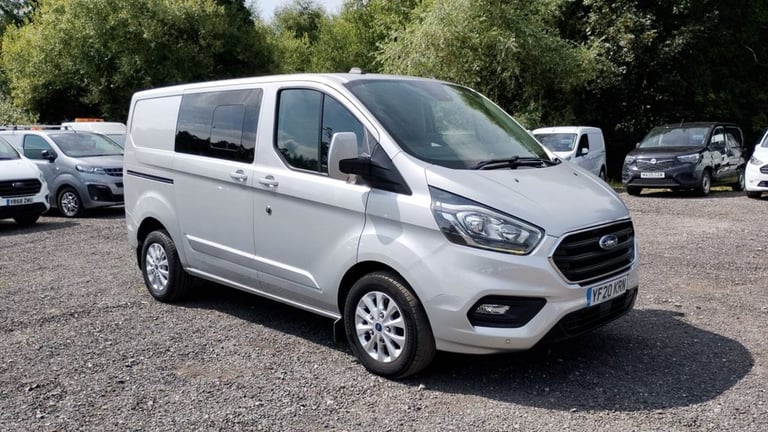 2020 Ford Transit Custom Crew Van Double Cab Limited L1 130 ps SWB Crew Van With Air Conditioning...