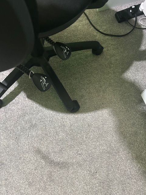Homeworker Black Ergonomic Chair with Armrest