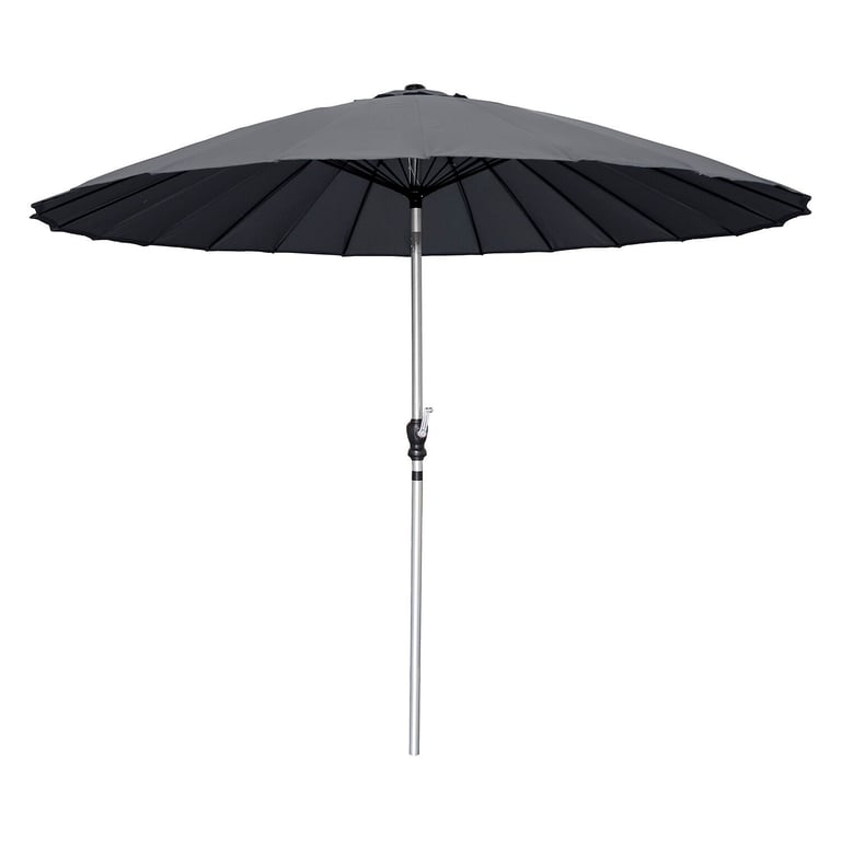 image for Shanghai 3m Crank and Tilt Parasol - black 