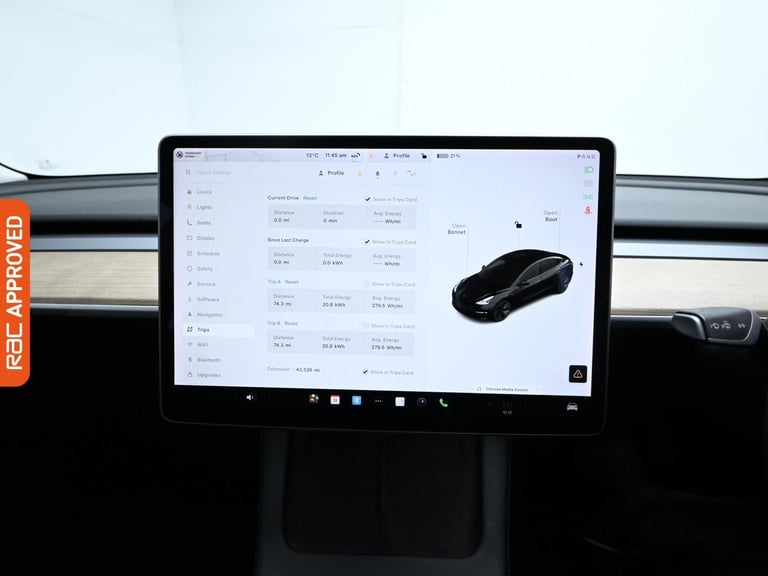 2021 Tesla Model 3 Standard Range Plus Saloon 4dr Electric Auto RWD (241 bhp) Saloon ELECTRIC Aut...