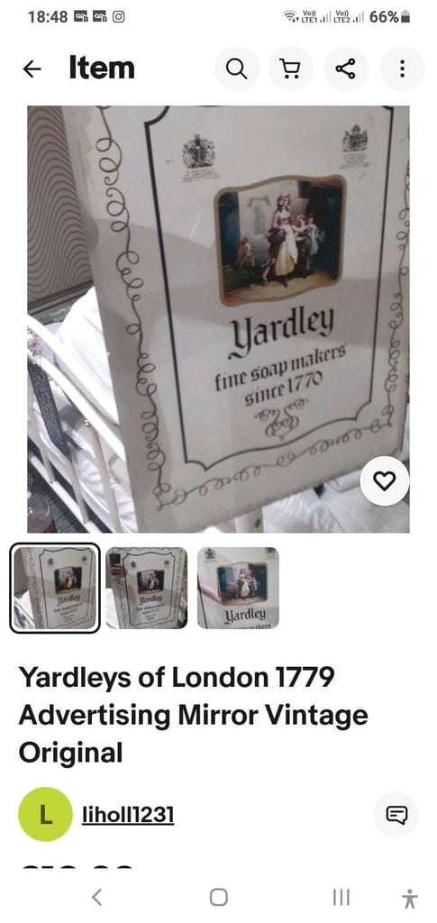 Man cave advertising mirror 1770