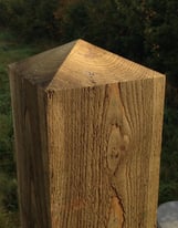 Pyramid Top Treated Fence Post / Gate Post
