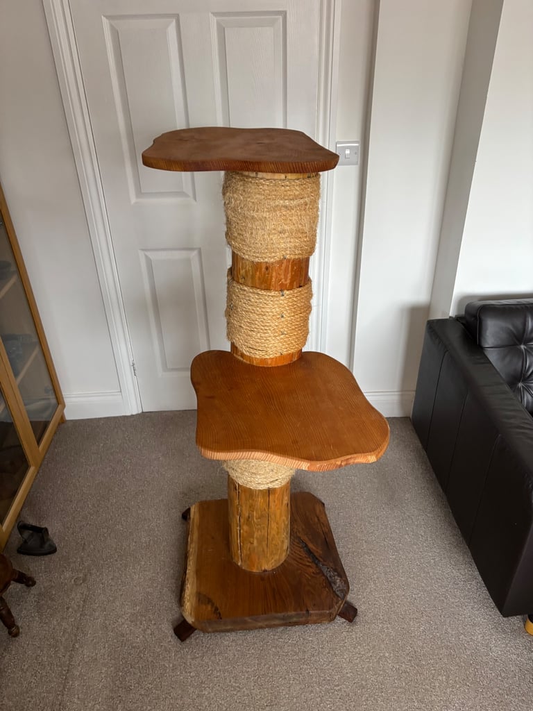 Unique cat scratcher tower