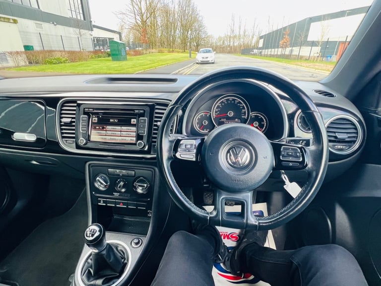 2013/63 VW BEETLE 1.6 TDI BLUEMOTION TECH DESIGN-BLACK-LOVELY WELL KEPT EXAMPLE!