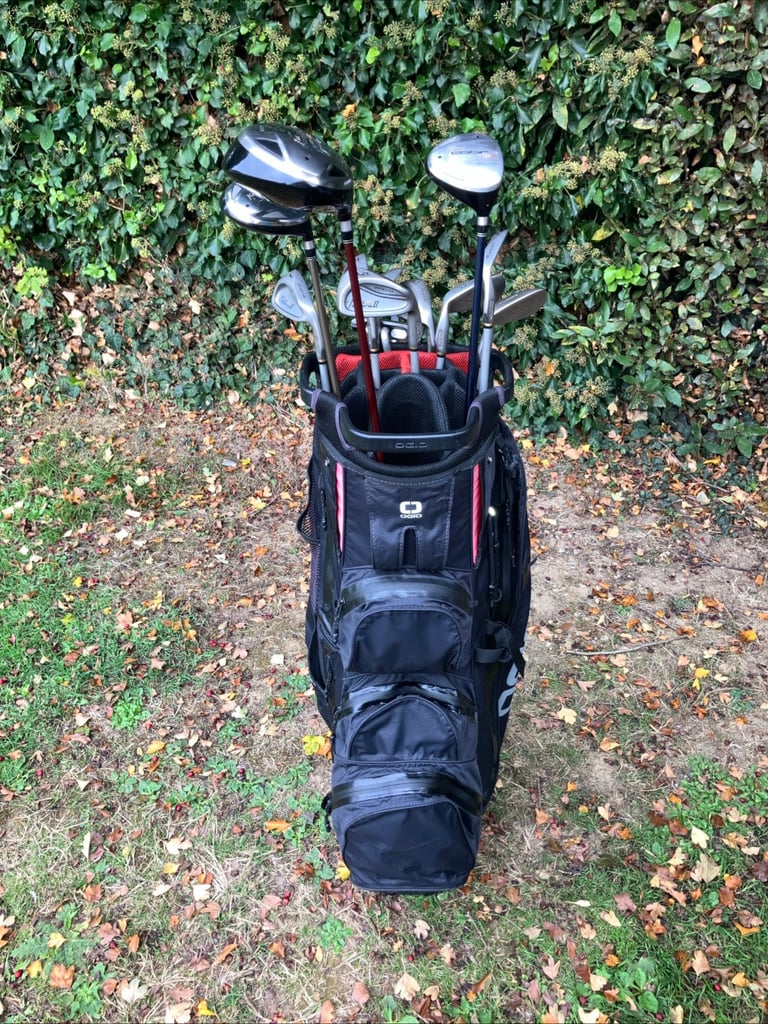 image for Men’s Golf Clubs King Cobra Driver 3-5 Wood 4-9 Iron Sw Pw Pool Putter Ogio Bag 