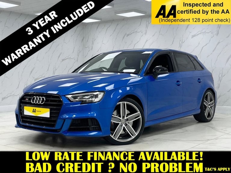 2019 Audi S3 2.0 TFSI Black Edition Sportback 5dr Petrol S Tronic quattro Euro 6 (s/s) ( Hatchbac...