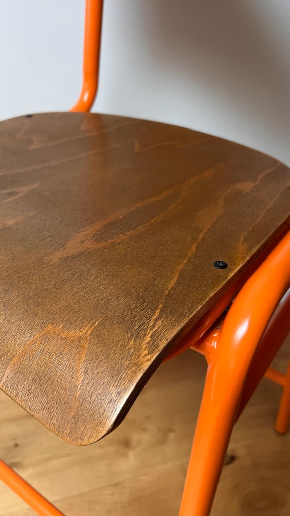 Pair of industrial style bar stools