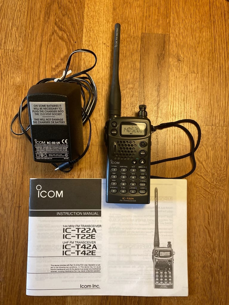 image for iCOM UHF FM Transceiver. IC-T22A