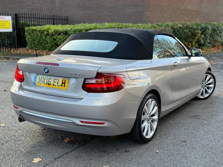 2016 BMW 2 Series 218d [150] Luxury 2dr [Nav] Step Auto CONVERTIBLE DIESEL Automatic