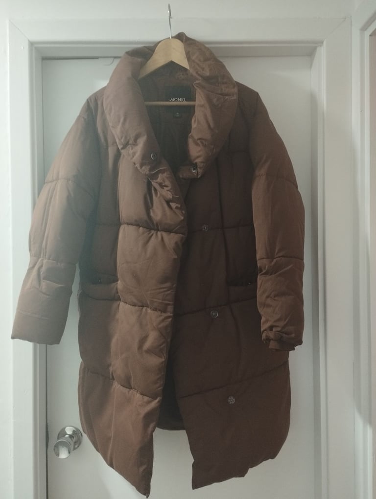 Monki brown jacket xs 