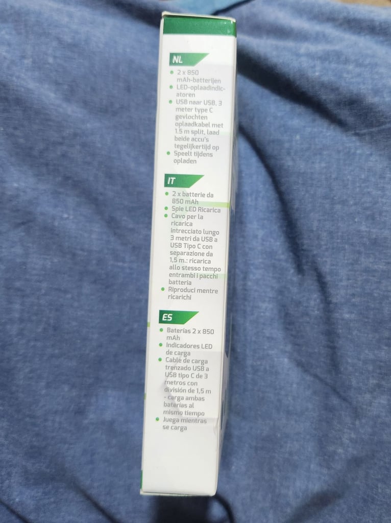 Venom Twin Rechargeable Battery Pack + 3M Charging Cable + Black Version + NEW