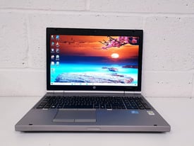 HP Laptop, Intel Core i5-2520M, Windows 10, 8GB RAM & 128GB SSD, Wi-Fi, MS Office 2007