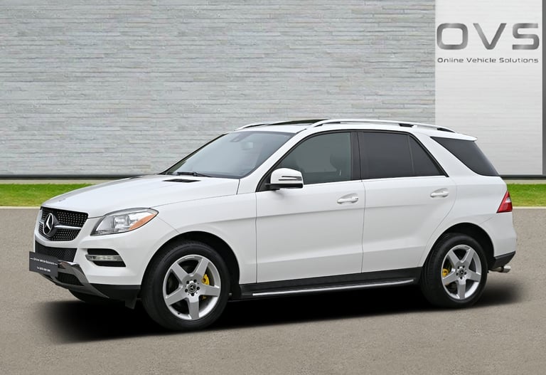 LEFT HAND DRIVE MERCEDES-BENZ ML350 SE LINE 3.5 V6 PETROL 2014 [63] WHITE LHD