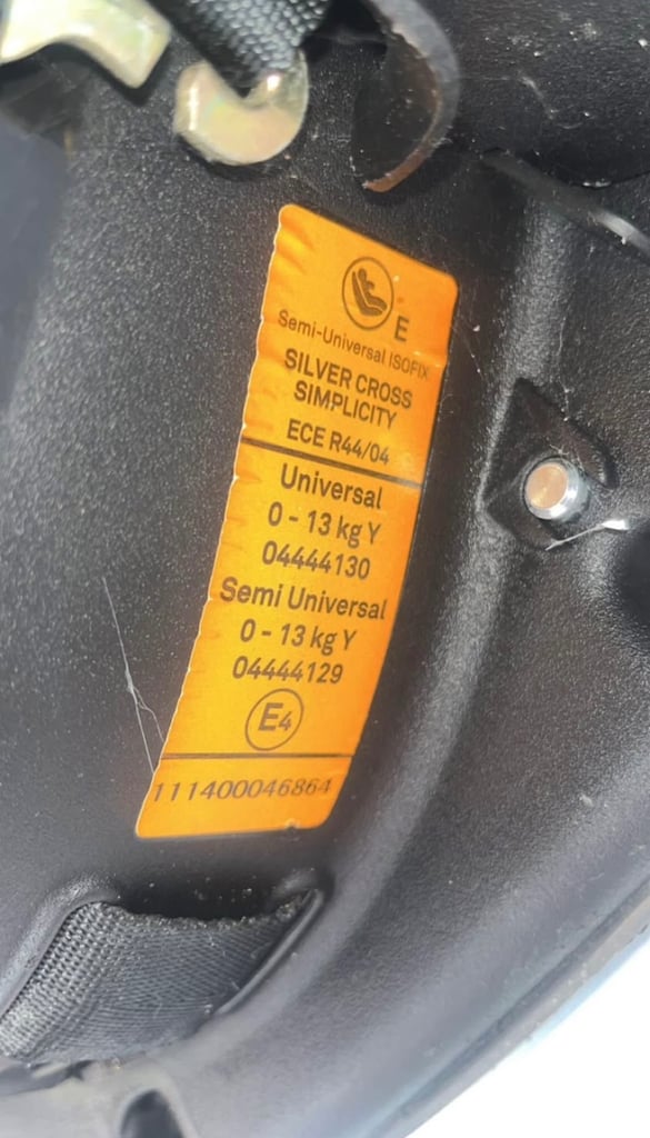 Silver Cross Car Seat