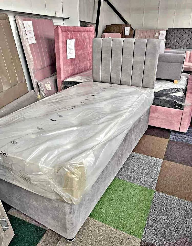 image for Single Bed Frame with optional mattress near me