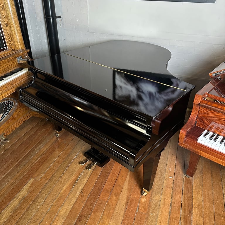 Restored Bechstein Model L Baby Grand Piano Black | Delivery, Warranty, Stool, Tuning