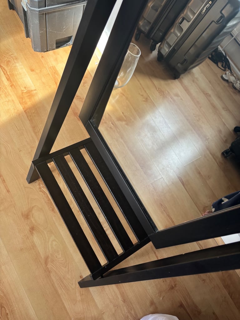 Ikea full length free standing mirror with storage/ ikea mirror / full length mirror 