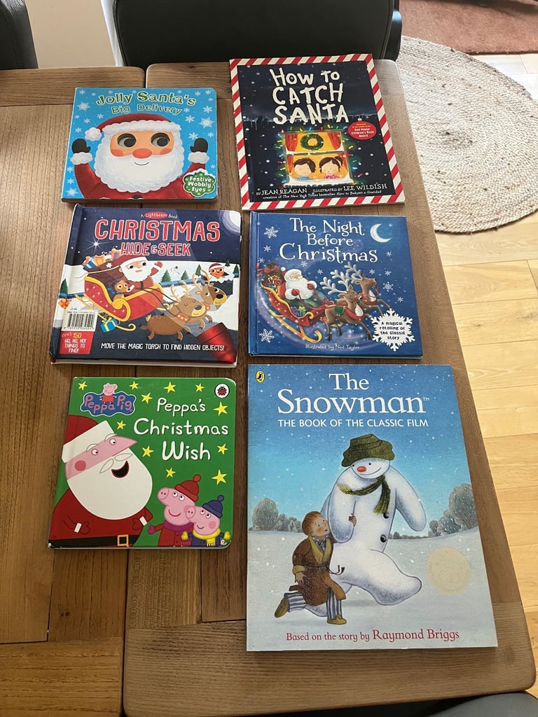 image for Bundle of 6 Children’s Christmas Books (1 with CD) all very good condition