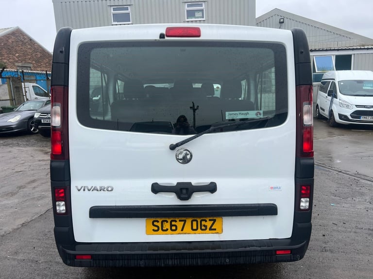 2018 Vauxhall Vivaro 2900 1.6CDTI 95PS ecoFLEX H1 Combi 9 Seat MPV Diesel Manual