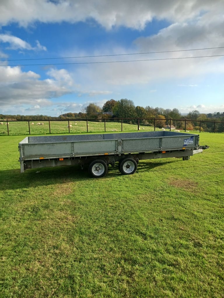 Ifor Williams LM166 16ft flatbed trailer with sides and ramps NO VAT