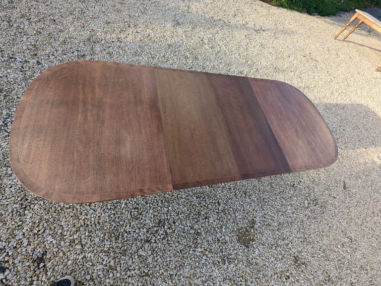 Regency Style Mahogany Extending Dining Table Almost 8 FT Long 10 Seater