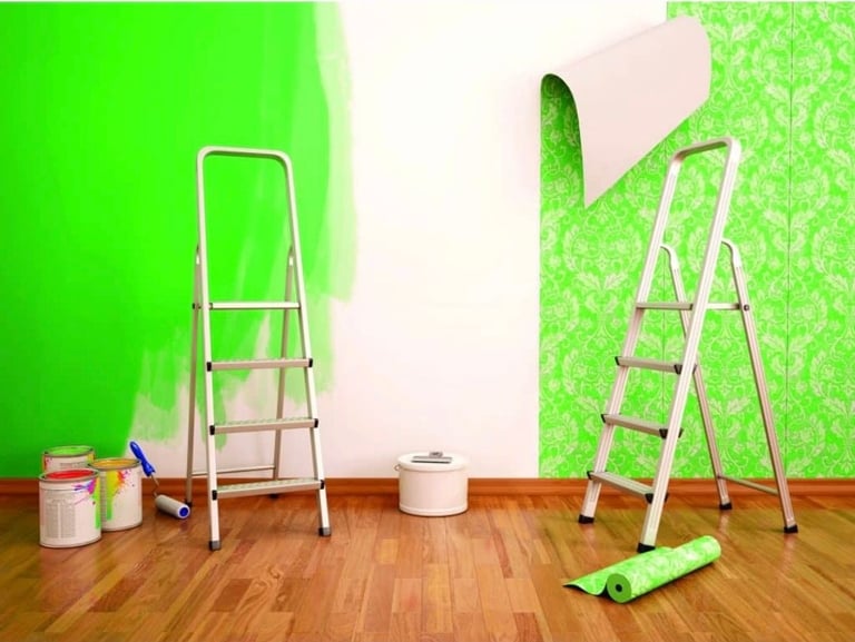 Pain ting  and wallpapeirng service in Glasgow and surrounding areas,Big/Small,out/indo or